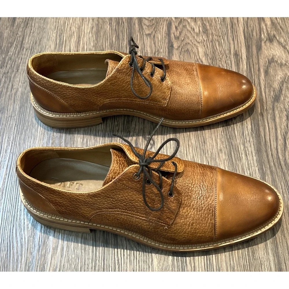 Taft Rome shoes in brown camello leather Size 46EU